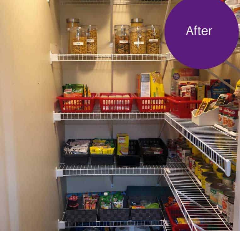 Home Organizing Idea - Pantry - After